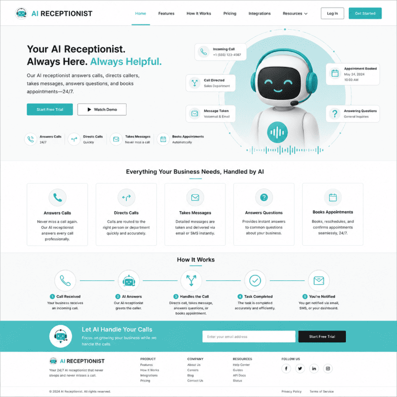 AI Business Reception System