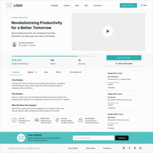 WordPress Crowd Funding Website
